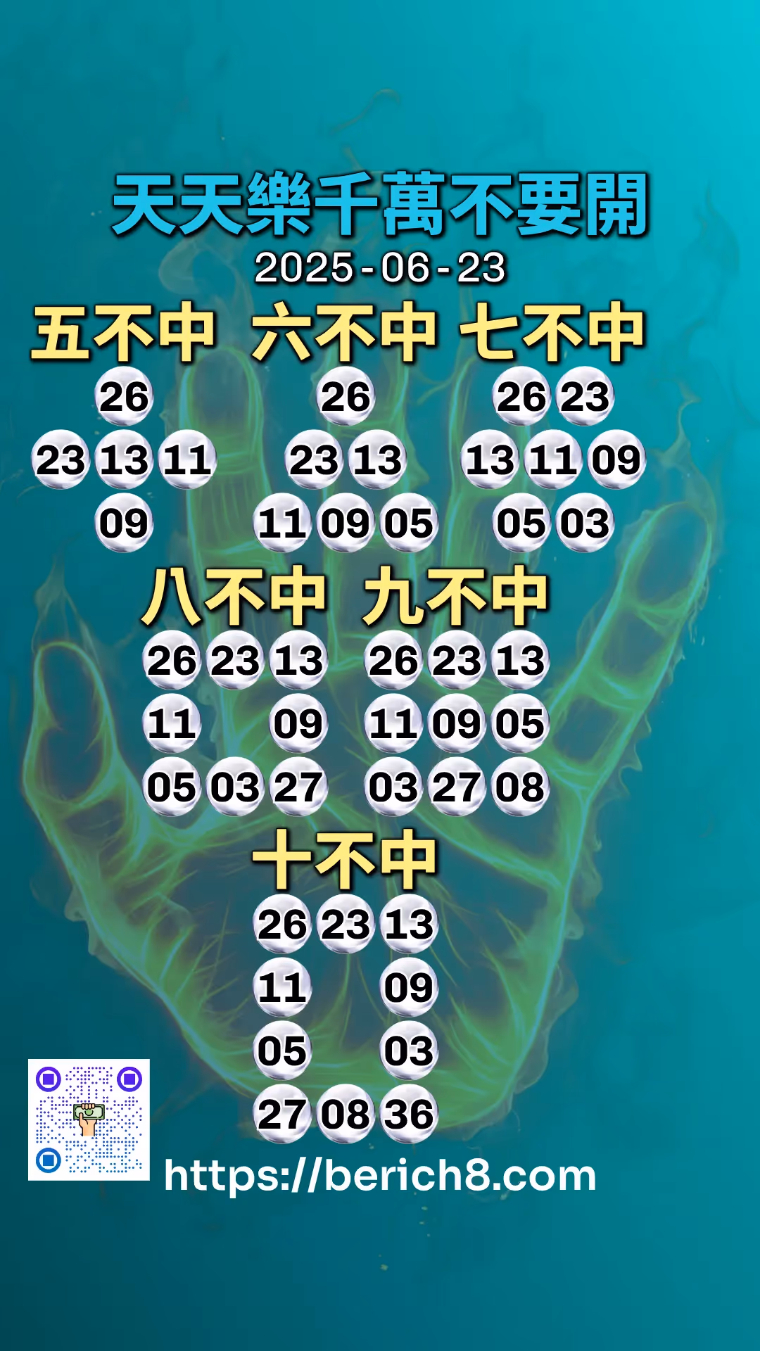 天天樂千萬不要開 2025-06-23