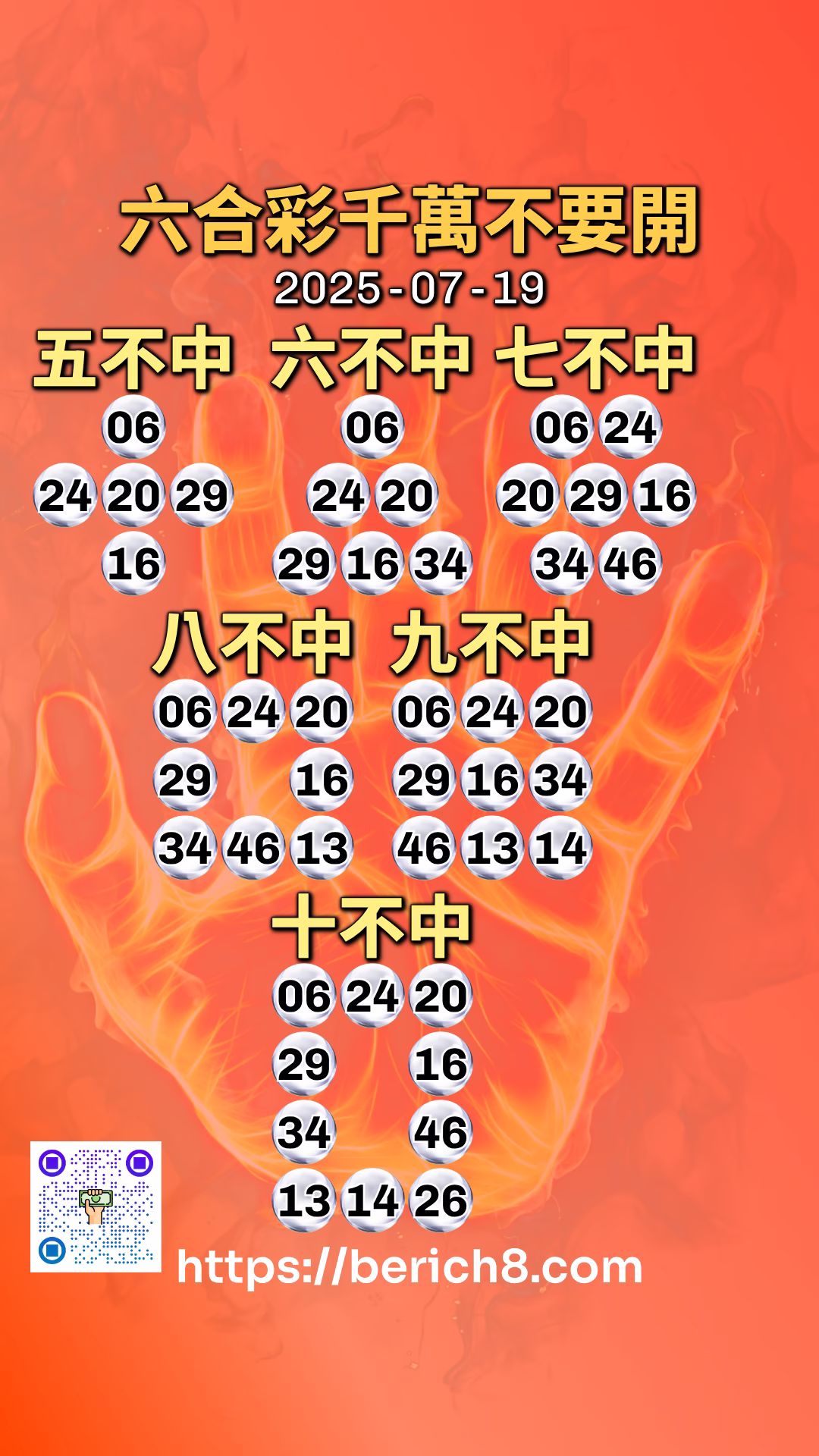 六合彩千萬不要開